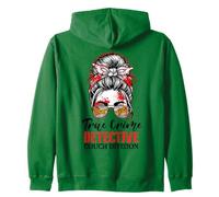 Spectacle de Meurtre de la Division Messy Bun Couch Sweat à Capuche