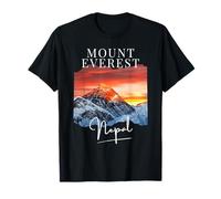 Spectaculaire Himalaya Mountain Climbers Everest Camp Népal T-Shirt