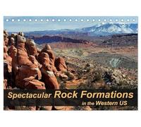 Spectacular Rock Formations in the Western US (Desk Calendar 2027 DIN A5 landscape), CALVENDO 12 Month DeskCalendar: Natural wonders of stone in the unique canyons and National Parks of the US