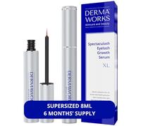 SPECTACULASH Serum Cils Croissance Avancé (XL 8ml) Serum Pousse Cils Fortifiant Longueur, Volume et Densité - Pousse Rapide - Résultats Visibles -Pour Femmes et Hommes - Formule Puissante - Dermaworks
