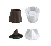 Specter Moule réutilisable en silicone anti-adhésif pour bocaux de rangement en résine et cadeaux décoratifs