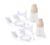 SPECTRA Spectra Lot de 2 accessoires pour tire-lait avec biberons, taille moyenne 24 mm, lot de 2