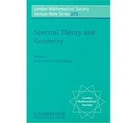 Spectral Theory and Geometry, London Mathematical Society Lecture Note, 273 E.B. Davies, Scotland) Icms Instructional Conference (1998 Edinburgh, Yu Safarov (Auteur)