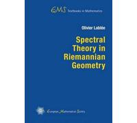 Spectral Theory in Riemannian Geometry