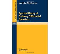 Spectral Theory Of Ordinary Differential Operators