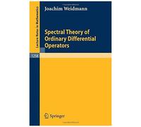 Spectral Theory Of Ordinary Differential Operators