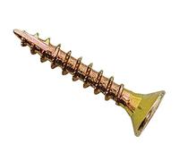 Spectre Advanced Lot de 200 vis à bois multi-usages Jaune zinc passivé 3,5 x 16 mm