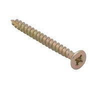 Spectre Advanced Lot de 200 vis à bois multi-usages Jaune zinc passivé 3,5 x 50 mm