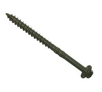 Spectre Boîte de 50 vis de fixation pour bois Ruspert, Vert, 6,3 x 87 mm