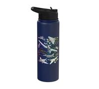 Spectre complet de chasseurs furtifs supersoniques à jets multiples Stainless Steel Insulated Water Bottle