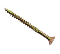 Spectre Lot de 500 vis à bois multi-usages 5 x 50 mm Jaune zinc passivé