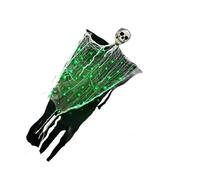 Spectre suspendu activé par le mouvement avec yeux LED lumineux, poses réglables pour intérieur ou extérieur, Halloween, fantômes suspendus