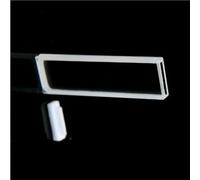 Spectromètre de cellules à trajet lumineux à quartz de 1 mm - Appareil à toit ouvert, volume de 0,4 ml, 2 fenêtres transparentes, matériau à quartz optique