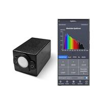 Spectromètre Mobile Haute Précision (340-1000nm) & Luxmètre - Analyseur de Lumière LED, PAR, PPFD pour Agriculture - Mesure IRC, CCT, CIE - Connexion Type-C Android (Rapports PDF via PC)