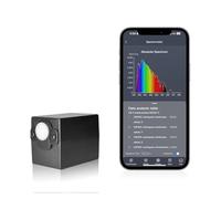 Spectromètre Portable 380-780 nm/340-1020 nm, analyseur de Spectre for Test de Spectre Complet CCT CRI LUX, éclairage des Plantes LED PPFD par Lecture Facile des données(340 to 780nm)