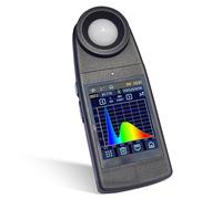 Spectromètre portable avec écran tactile pour analyse de l'éclairage et connectivité PC