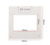 Spectrophotomètre à réseau de diffraction de type transmission avec variantes de densité de ligne pour applications de spectroscopie optique (80 lignes/mm)