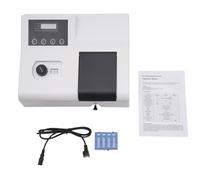 Spectrophotomètre portable, spectromètre numérique automatique de laboratoire visible avec longueur d'onde de 350 à 1020 nm, écran LCD, testeur de spectromètre de haute précision