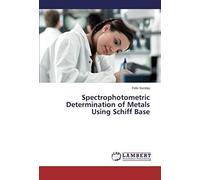 Spectrophotometric Determination Of Metals Using Schiff Base