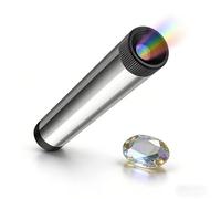 Spectroscope de diffraction portable - Testeur de prisme à spectre complet avec oculaire de 8 mm pour une identification rapide des pierres précieuses