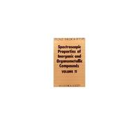 Spectroscopic Properties Of Inorganic And Organometallic Compounds