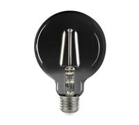 Spectrum Ampoule LED à filament en verre fumé E27 - G125-4,5 W - 4000 K Blanc neutre - Ampoule en verre XL