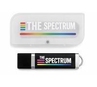 Spectrum Console de jeu vidéo rétro Collection USB 8 bits Plug & Play | Plus de 500 jeux, compatible avec la console The Spectrum et PC, sauvegarde et charge les progrès, design portable