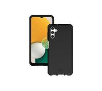 SPECTRUM - Coque de protection pour téléphone portable - robuste - recyclé, antimicrobien - Impacthane - noir mat solide - pour Samsung Galaxy A04s,