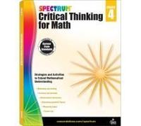 Spectrum Critical Thinking For Math Gr 4