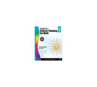 Spectrum Critical Thinking For Math, Grade 1