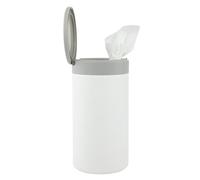 Spectrum Diversified Distributeur de lingettes humides Rechargeables pour la Maison, Support élégant pour lingettes de Nettoyage, Blanc