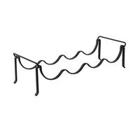 Spectrum Diversified Wall Hook Rack, 6 Hook White Ashley. Noir