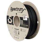 Spectrum Filaments 80699 GreenyHT Filament PLA résiste à la chaleur, rigidité élevée, mat 1.75 mm 1000 g Traffic Black, noir