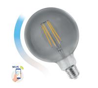 Spectrum LED Smart Filament Globe G125 4,9W E27 Verre Fumé 4000K-6500K Dim Wifi