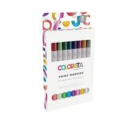 Spectrum Noir Colorista Lot de 8 marqueurs à peinture Métalliques décoratifs