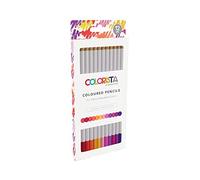 Spectrum Noir Couleur Noire Colorista Coloured Pencils-Pack of 12-Floral Sensation, Cire, Multicolor, Taille Unique
