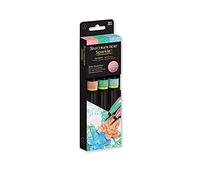 Spectrum Noir Sparkle Water-Based Fine Micro-Pigment Markers-Pack of 3-Includes Flexible Brush Nib-Soft Pastels, Plastique, Taille Unique