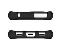 Mobilis SPECTRUM_R - Coque de protection pour téléphone portable - robuste - antimicrobien, 100 % recyclé - Impacthane - noir - B2B - pour Google Pixel 7a