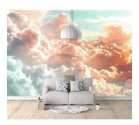 SPECUFX 3D Art Self-adhesive Wallpaper Mural Dreamy colored clouds 100x70cm Print Photo Bedroom Restaurant Office Family Living Hallway