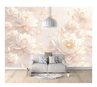 SPECUFX 3D Art Self-adhesive Wallpaper Mural Simple lotus flowers 100x70cm Print Photo Bedroom Restaurant Office Family Living Hallway