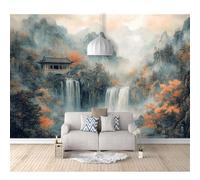 SPECUFX 3D Art Self-adhesive Wallpaper Mural Waterfalls, forests, natural landscapes 100x70cm Print Photo Bedroom Restaurant Office Family Living Hallway