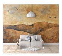 SPECUFX 3D Effect Photo Self-adhesive Wallpaper Abstract oil painting mountain vintage 100x70cm Panoramic Wall Tapestry Mural Large Bedroom Eco-Friendly Decoration