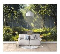 SPECUFX 3D Mural Photo Self-adhesive Wallpaper Forests, trees, sunshine, nature 100x70cm Interior Decor Panel Wall Bathroom Restaurant Hall Living Room Hallway
