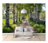 SPECUFX 3D Mural Self-adhesive Wallpaper Woods, roads, green natural landscapes 100x70cm Wall Poster Murals Modern Living Room Bedroom Background Painting Art Posters