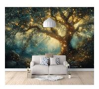SPECUFX 3D Photo Self-adhesive Wallpaper Ancient tree light 100x70cm Wall Art Poster Decorative Stickers Background for Living Room Bedroom