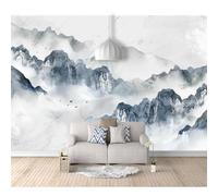 SPECUFX 3D Photo Self-adhesive Wallpaper Mural Oriental ink landscapes 100x70cm Effect Living Room Office Bedroom Dining Corridor Wall Posters