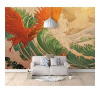 SPECUFX 3D Photo Self-adhesive Wallpaper Mural Oriental mythology phoenix 100x70cm Effect Living Room Office Bedroom Dining Corridor Wall Posters