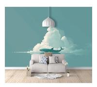 SPECUFX 3D Self-adhesive Wallpaper Cartoon whale sea creatures 100x70cm Bedroom murals Boys and Girls Room Decor Home Living tv Background Large Wall Mural