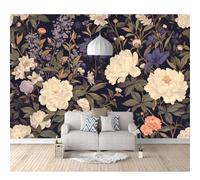 SPECUFX 3D Self-adhesive Wallpaper Dark floral leaves 100x70cm Living Room TV Wall Bedroom Large murals Custom 3d Self-adhesive Wallpaper living room the wall for bedroom Mural