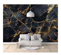 SPECUFX 3D Self-adhesive Wallpaper for Living Room Bedroom Marbled blue gold thread 100x70cm Dining Mural Wall Sticker Girl Decorate
